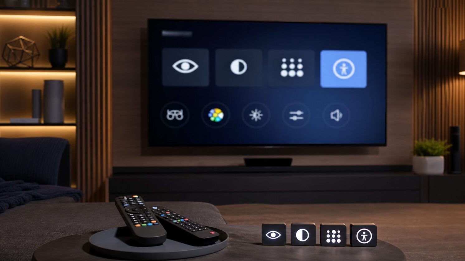 Imagem editorial para a matéria: Amazon começa a liberar Adaptive Display para Fire TVs com foco em acessibilidade