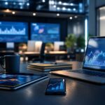 Imagem editorial para a matéria: Apple divulga resultados do 3º trimestre fiscal de 2026