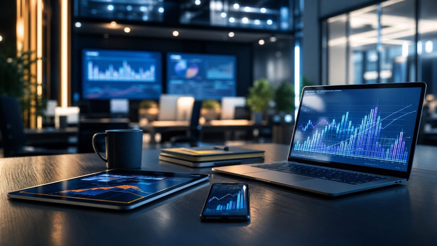 Imagem editorial para a matéria: Apple divulga resultados do 3º trimestre fiscal de 2026