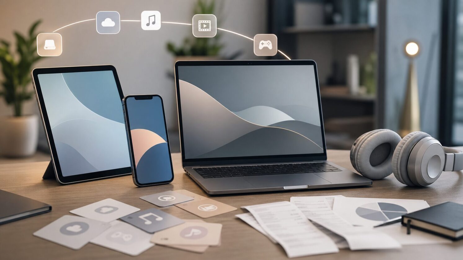 Imagem editorial para a matéria: Apple One reúne cinco serviços e mantém desconto de até R$ 77,60 por mês no Brasil