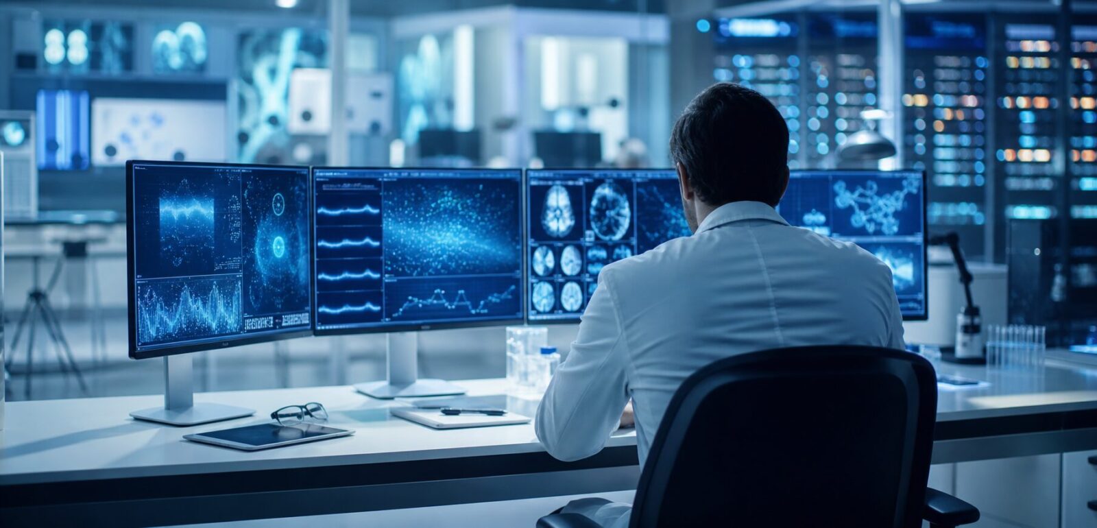 Imagem editorial para a matéria: Base criada no MIT vira referência global para compartilhar dados médicos