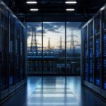 Imagem editorial para a matéria: Consumo de energia de data centers pode quadruplicar até 2035, diz relatório do EPRI