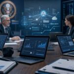 Imagem editorial para a matéria: Departamento de Veteranos dos EUA fecha contrato de US$ 1,6 bilhão com a Salesforce para agentes de IA