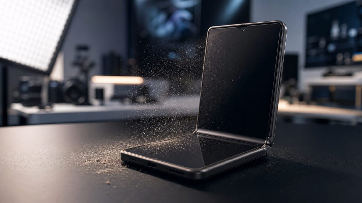 Imagem editorial para a matéria: Dobráveis avançam, mas proteção contra poeira ainda pesa na escolha de modelos da Samsung