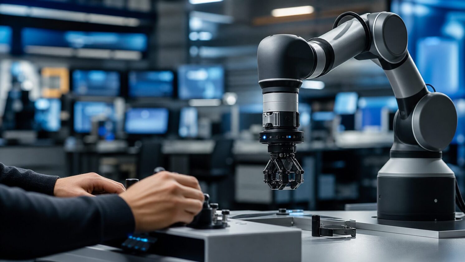 Imagem editorial para a matéria: Enigma capta US$ 70 milhões em rodada seed para simplificar controle de robôs