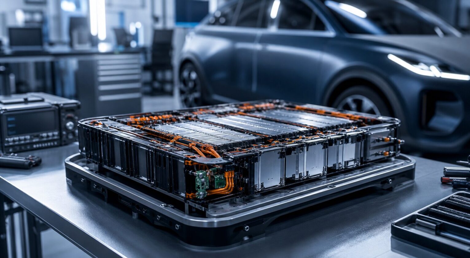 Imagem editorial para a matéria: Estudos indicam maior durabilidade de baterias de carros elétricos