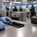 Imagem editorial para a matéria: EUA acusam cidadão americano de apagar celular ao informar senha de coação em aeroporto
