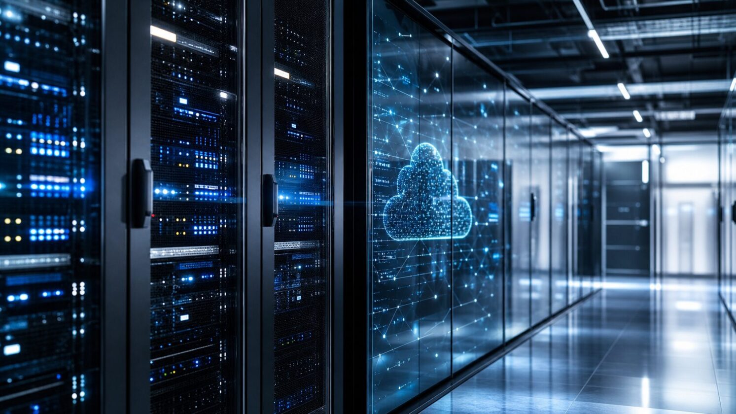 Imagem editorial para a matéria: Google Cloud ganha peso na estratégia da Alphabet para sustentar gastos com IA