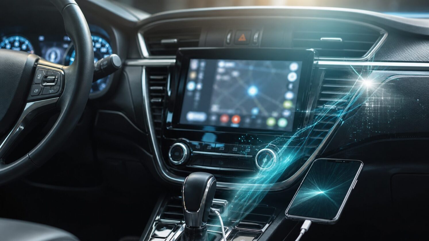 Imagem editorial para a matéria: Google começa a liberar correção para falhas recentes do Android Auto