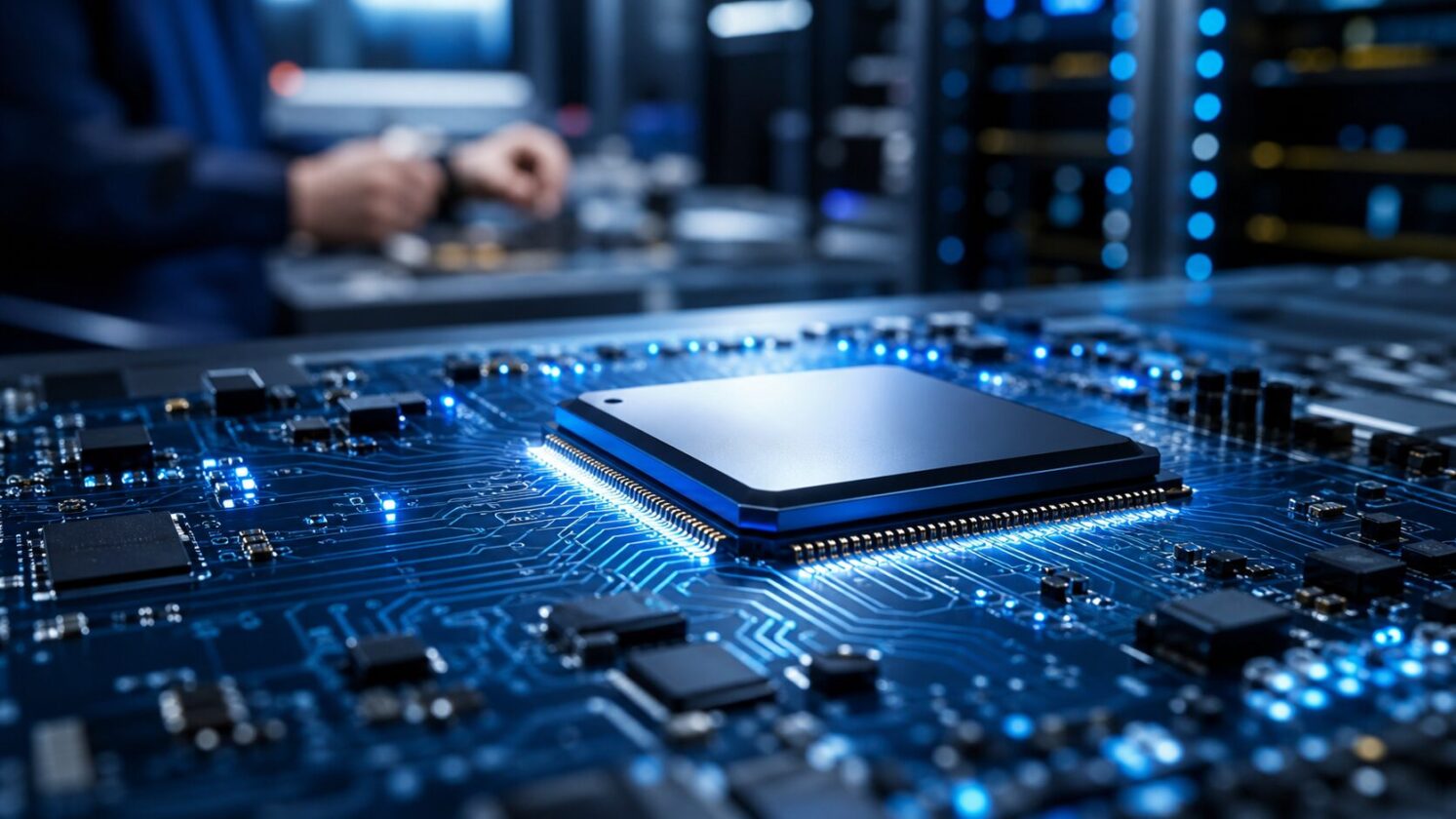 Imagem editorial para a matéria: Google estaria desenvolvendo chip de IA para deixar Gemini mais eficiente