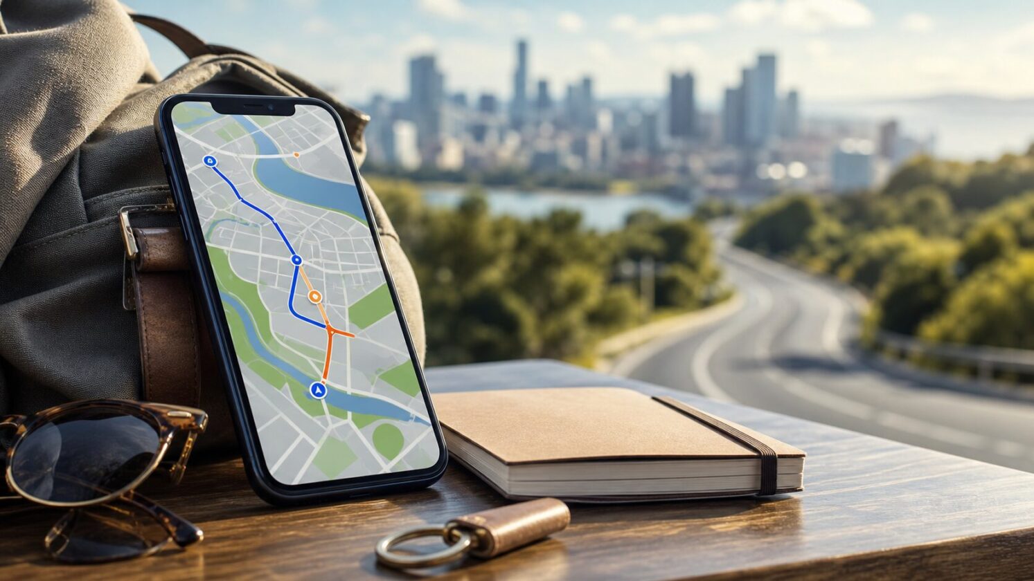 Imagem editorial para a matéria: Google Maps testa recurso de IA para ajudar usuários a planejar viagens