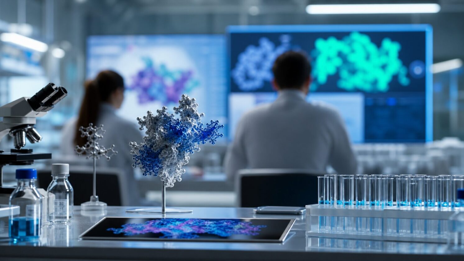 Imagem editorial para a matéria: Google não confirma suposto encerramento da equipe do AlphaFold na DeepMind