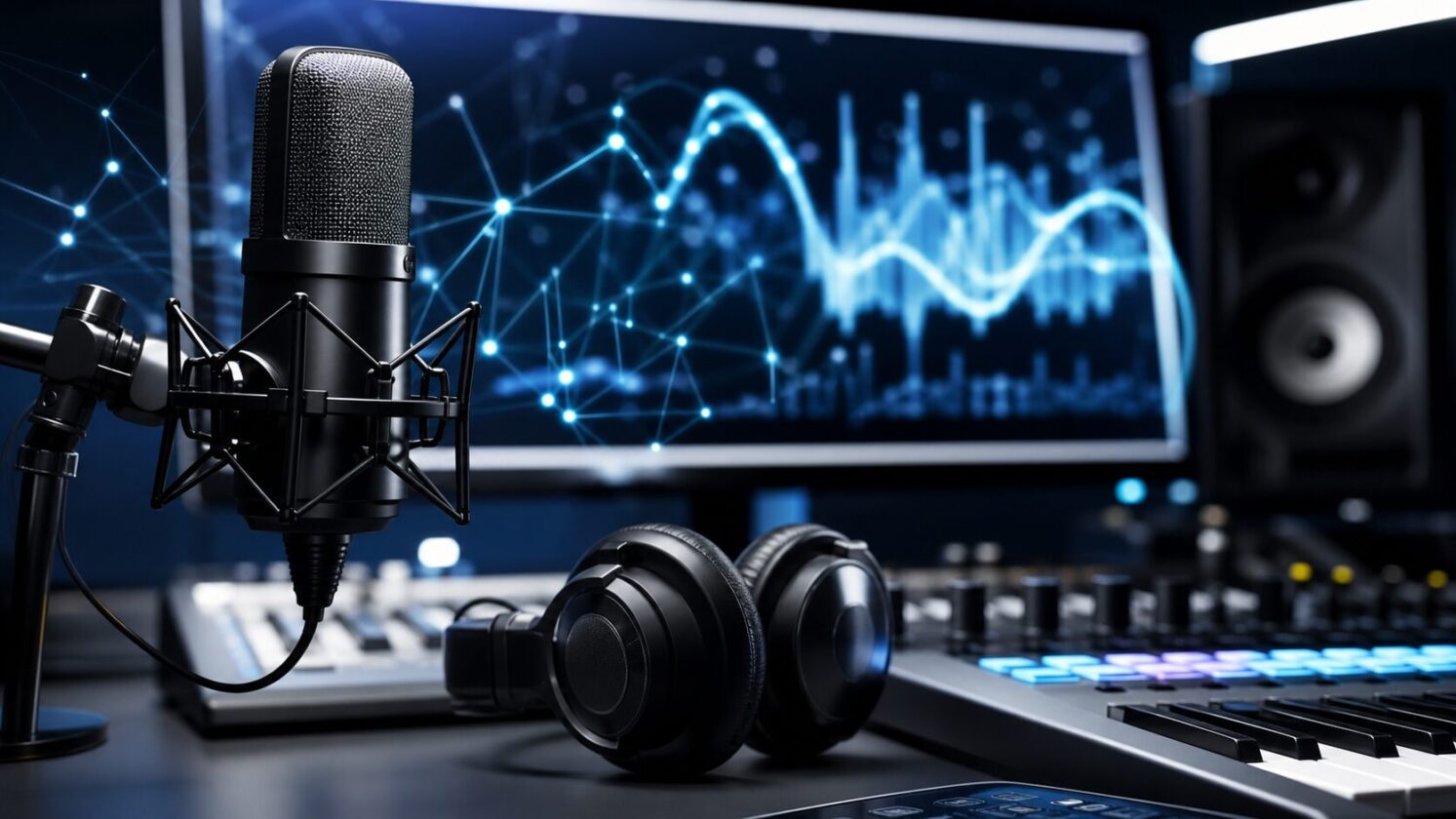 Imagem editorial para a matéria: Google prepara Lyria 3.5, modelo de IA para criar músicas mais expressivas
