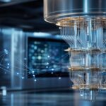 Imagem editorial para a matéria: Google Research propõe computador quântico capaz de aprender com os próprios erros