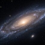 Imagem editorial para a matéria: Hubble indica desaceleração na formação de estrelas em Andrômeda