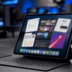 Imagem editorial gerada para a pauta: iPadOS 27 ainda precisa simplificar a multitarefa no iPad, defende 9to5Mac