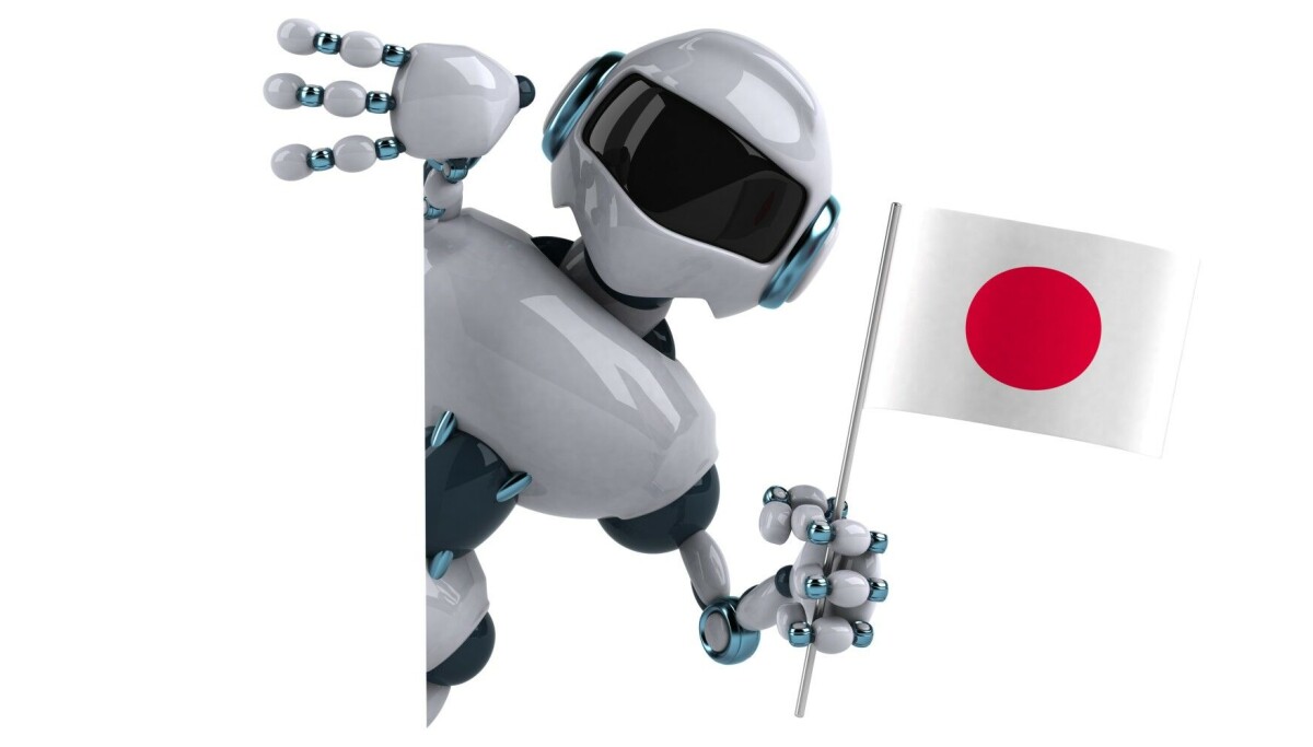 Robô humanoide em ambiente urbano, tema relacionado à estratégia do Japão para expandir a adoção de robôs