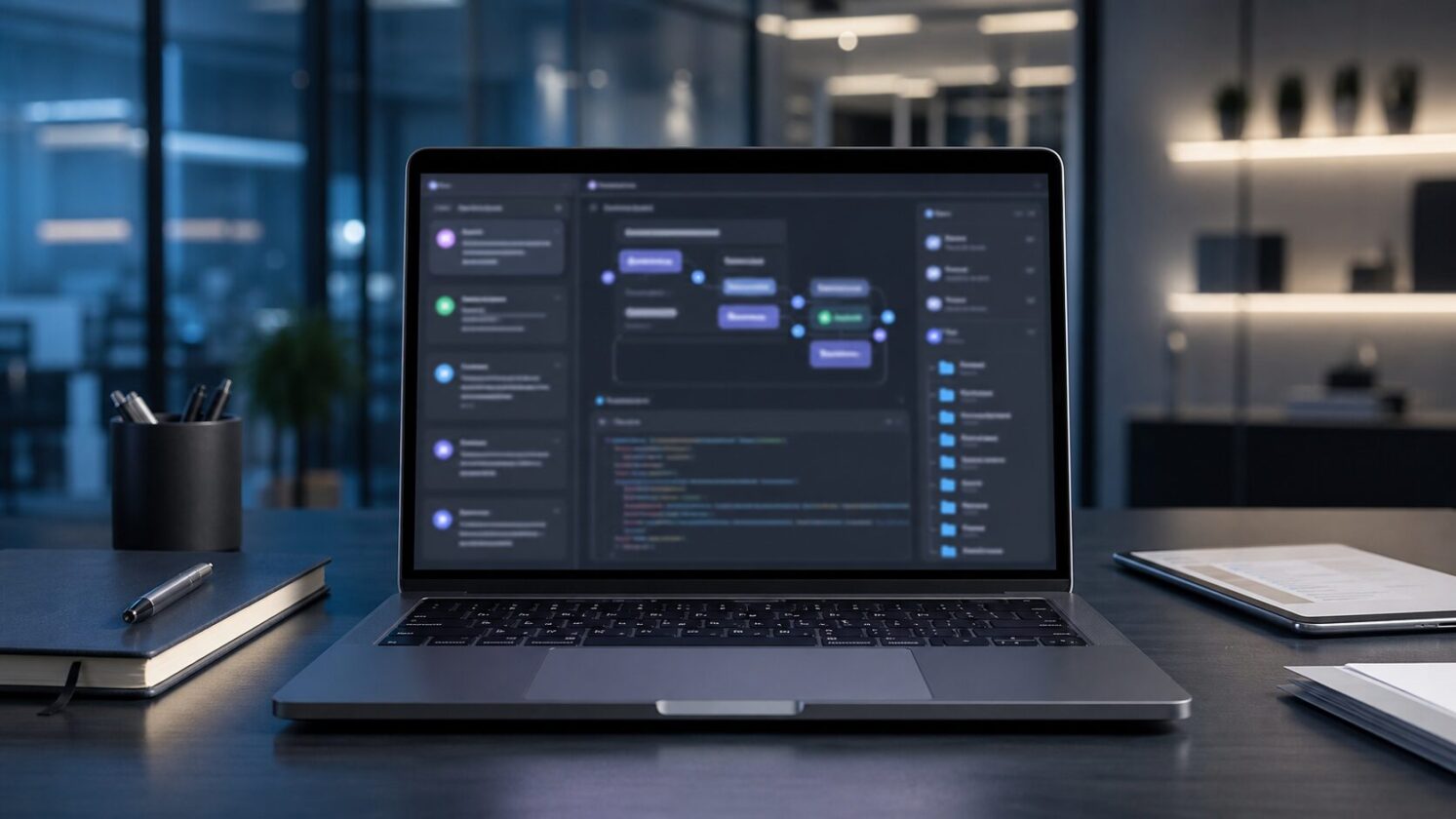 Imagem editorial para a matéria: LM Studio lança Bionic, app para Mac com agentes de IA baseados em modelos abertos