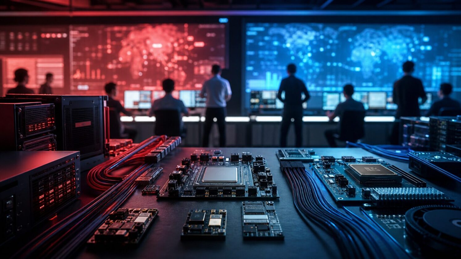 Imagem editorial para a matéria: Modelos abertos de IA da China elevam pressão sobre empresas dos EUA