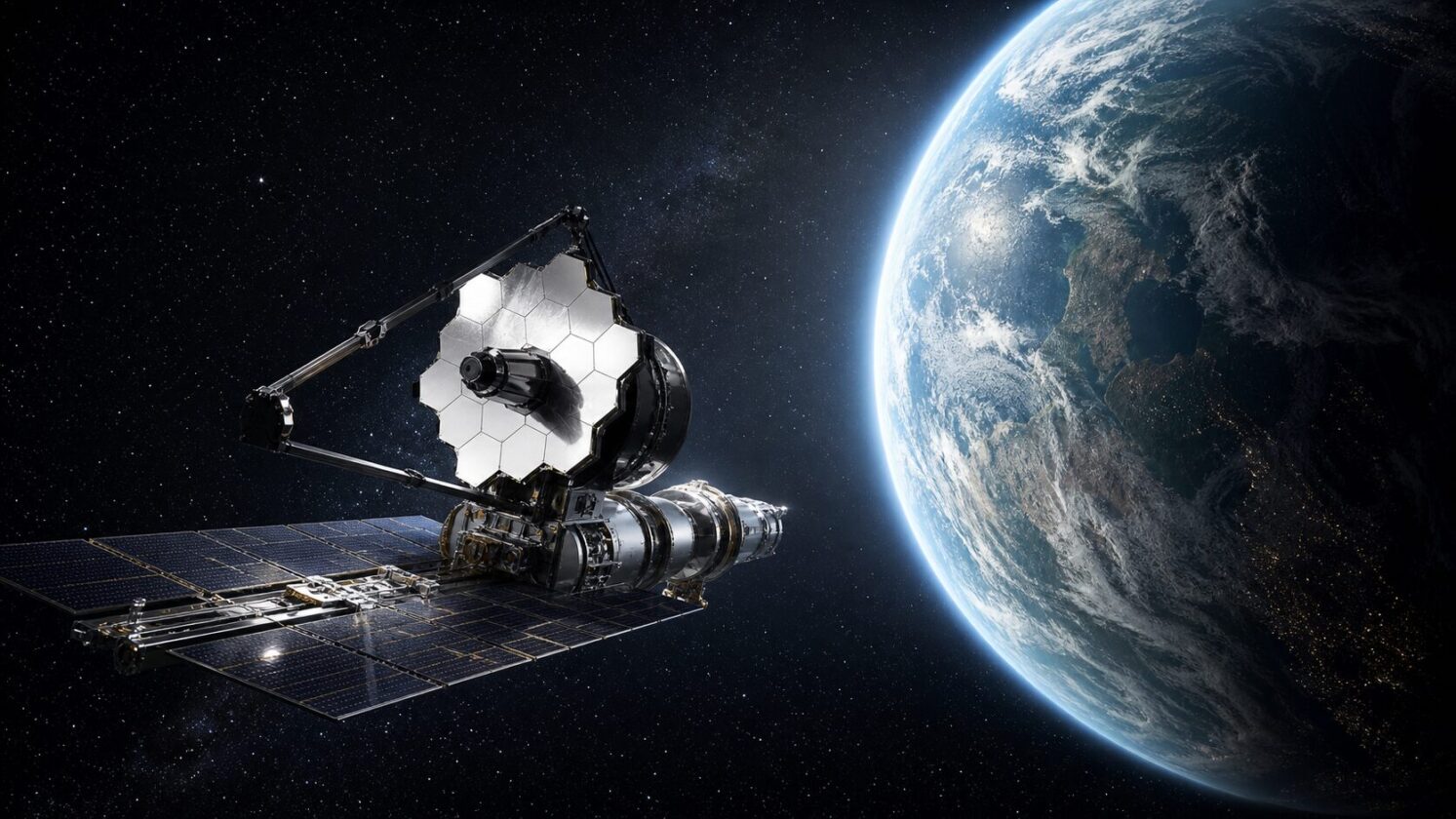 Imagem editorial para a matéria: NASA abre chamada para estudos preparatórios do futuro observatório Habitable Worlds