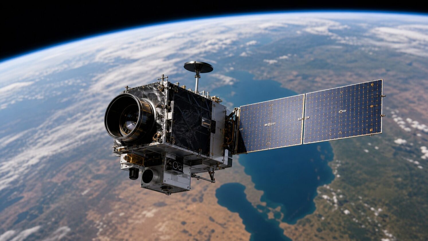 Imagem editorial para a matéria: NASA abre licitação para a espaçonave da missão Landsat 10