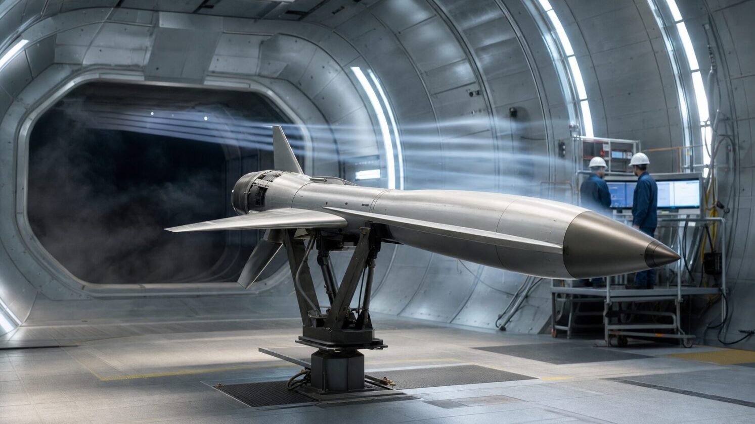 Imagem editorial para a matéria: NASA abre novo túnel de vento na Virgínia para testar aeronaves, foguetes e veículos espaciais