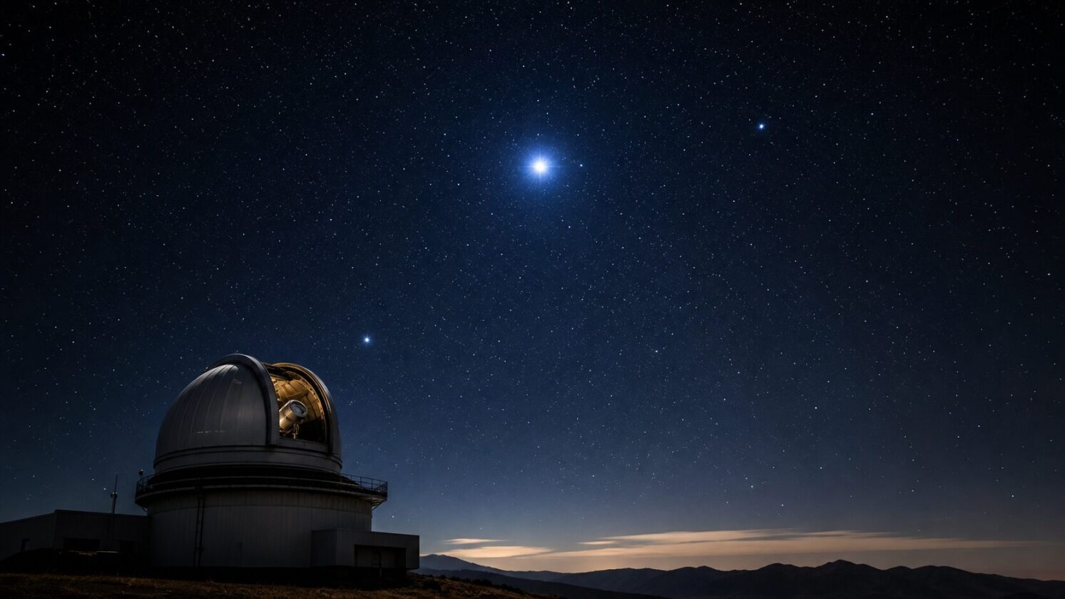 Imagem editorial para a matéria: NASA destaca Vega, estrela do Triângulo de Verão e referência para a astronomia