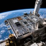 Imagem editorial para a matéria: NASA detalha resultados de testes com materiais expostos ao espaço na ISS