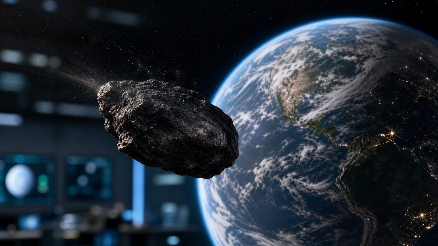 Imagem editorial para a matéria: NASA reclassifica objeto próximo da Terra e conclui que corpo é um cometa