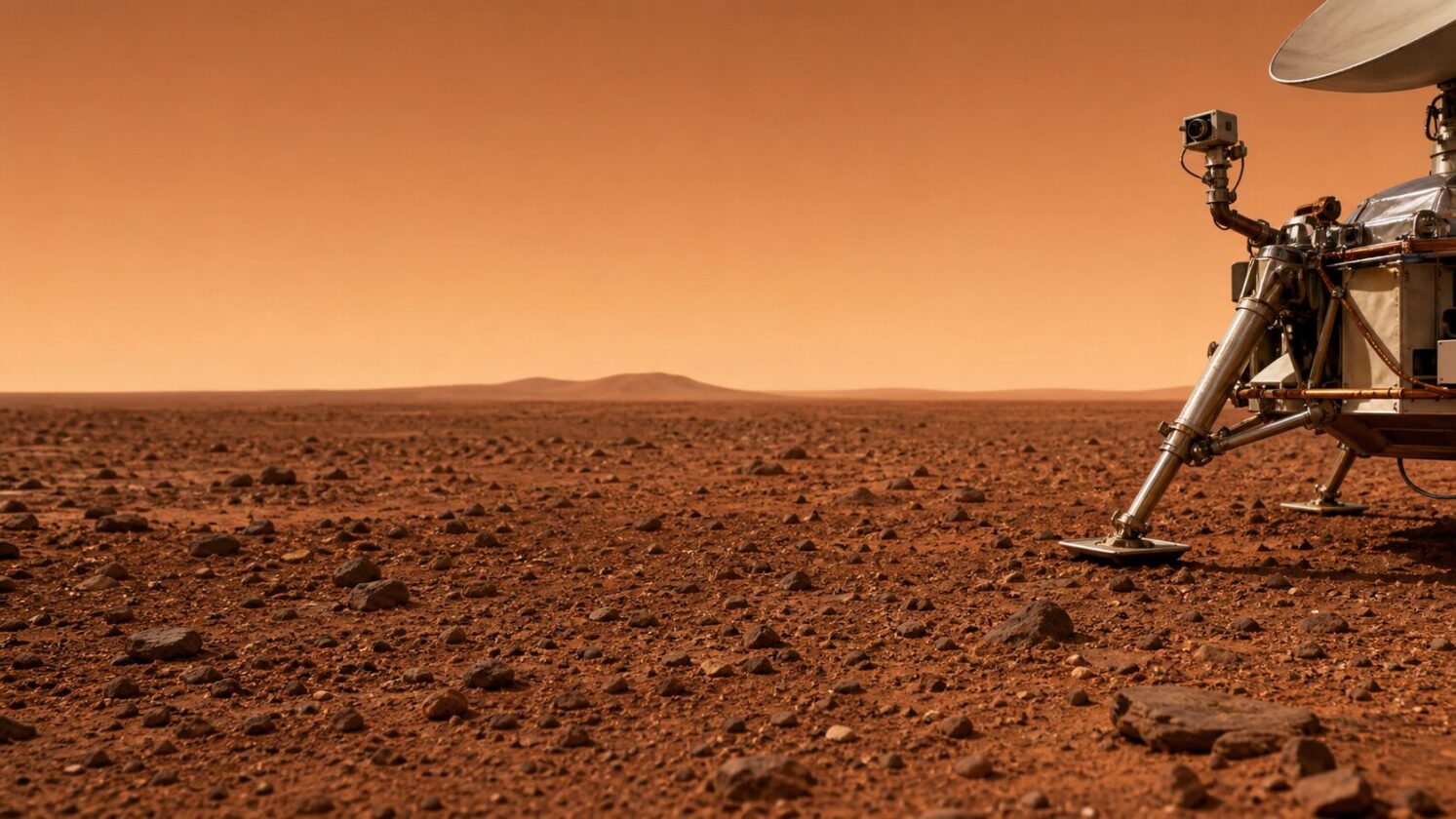 Imagem editorial para a matéria: NASA relembra a primeira imagem da superfície de Marte enviada pela Viking 1