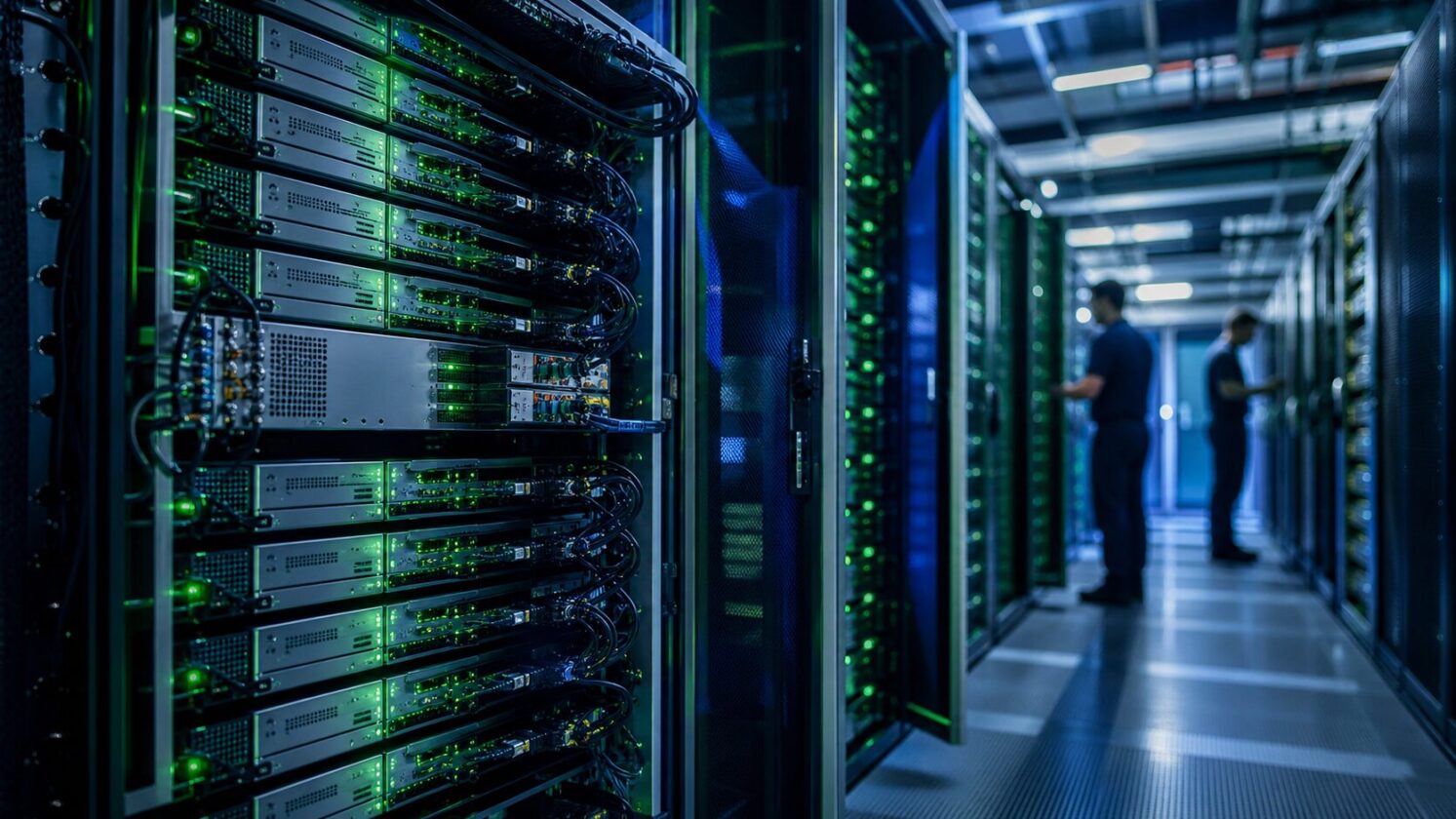 Imagem editorial para a matéria: NVIDIA afirma que plataforma Vera Rubin já entrou em produção com grandes provedores de nuvem