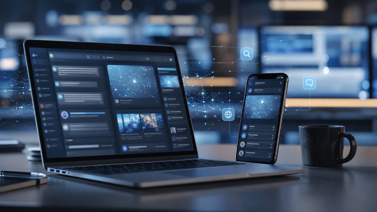Imagem editorial gerada para a pauta: OpenAI estaria levando sua estratégia de navegador para dentro do app do ChatGPT
