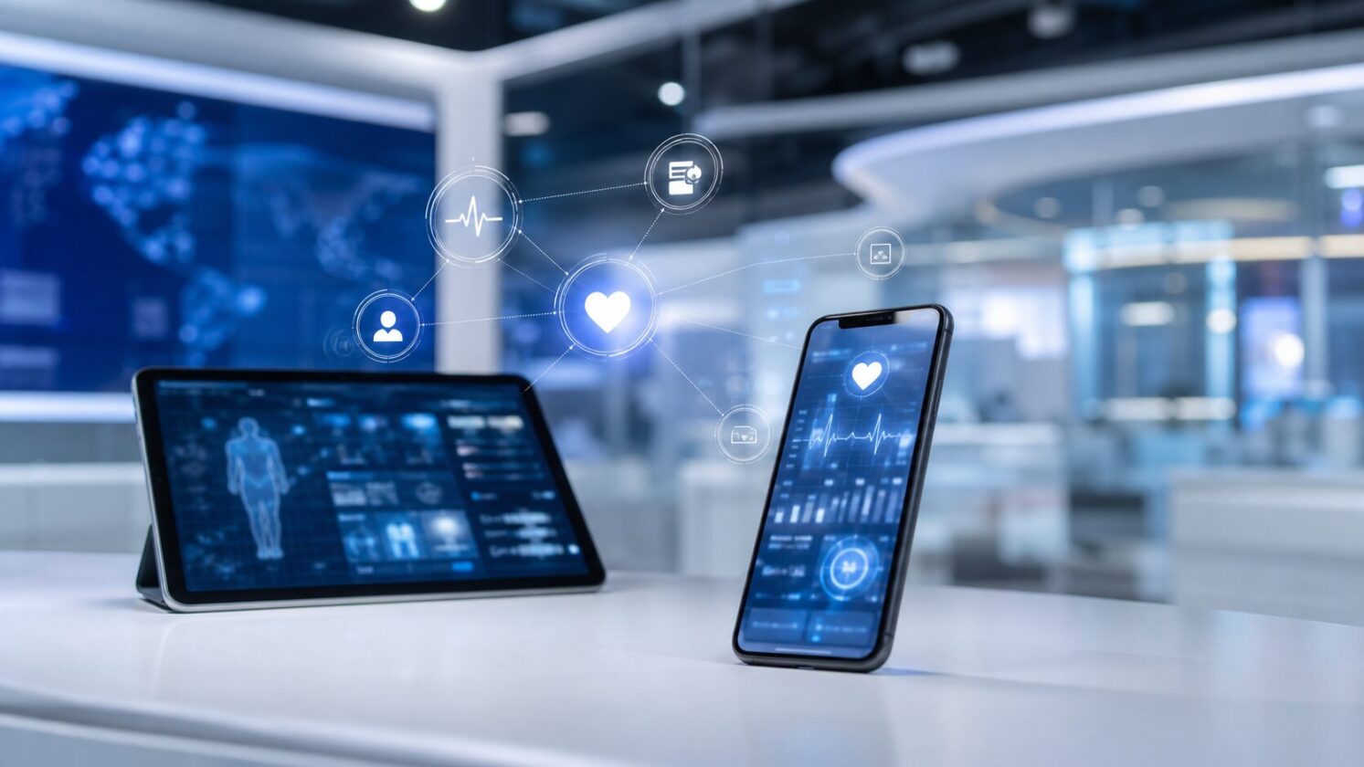 Imagem editorial para a matéria: OpenAI lança Health in ChatGPT com conexão a registros médicos e Apple Health nos EUA