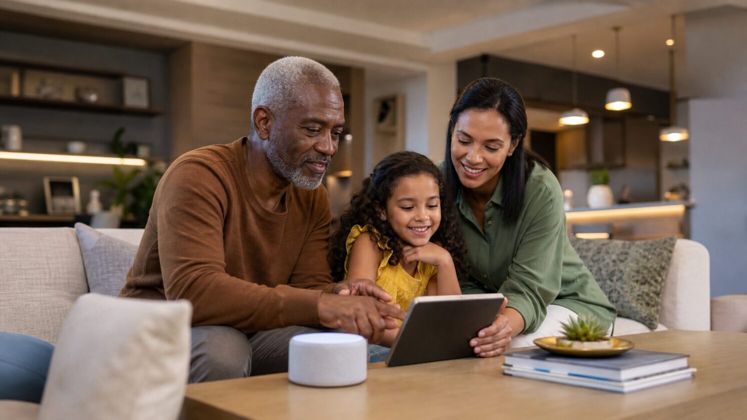 Imagem editorial gerada para a pauta: OpenAI mira famílias e idosos para levar o ChatGPT mais fundo para dentro de casa