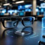 Imagem editorial para a matéria: Possíveis óculos inteligentes da Apple levantam debate sobre privacidade