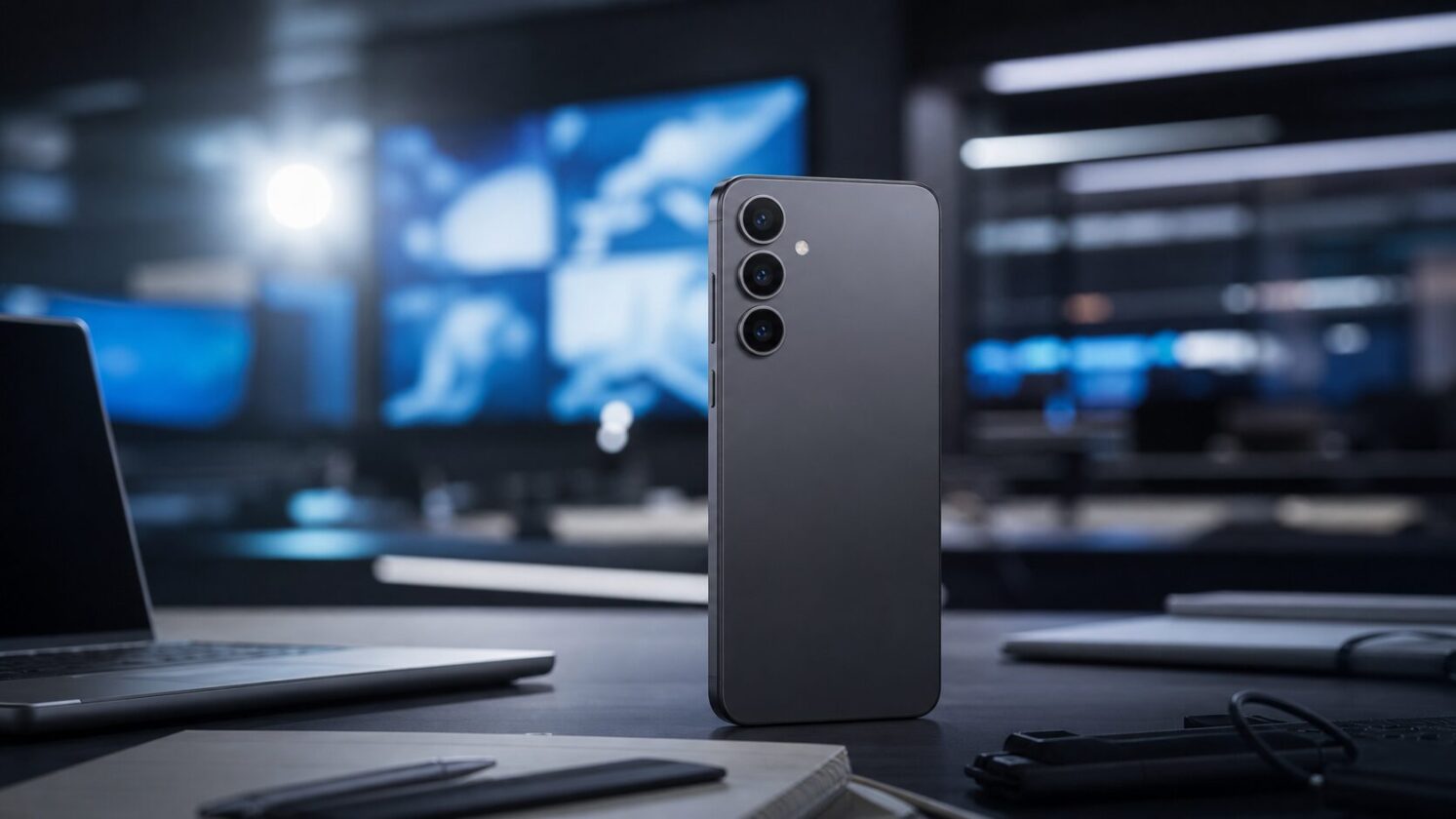 Imagem editorial para a matéria: Samsung confirma Galaxy S26 FE e indica lançamento próximo