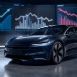 Imagem editorial para a matéria: Tesla recupera receita no 2º trimestre, mas lucro segue pressionado