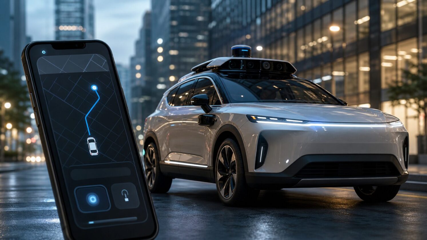 Imagem editorial para a matéria: Waymo avalia encerrar parceria com a Uber em meio à disputa por robotáxis