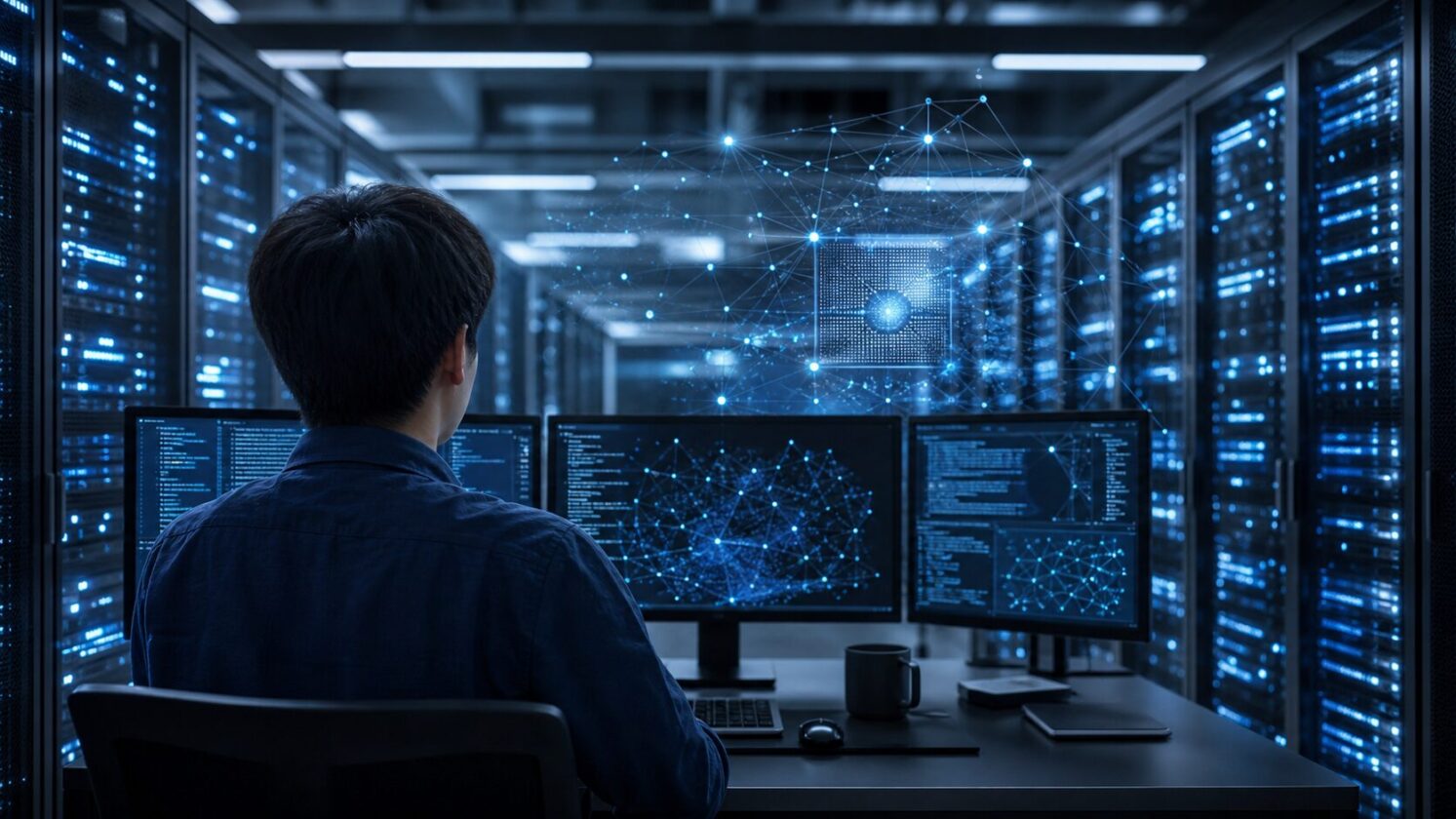 Imagem editorial para a matéria: Alibaba lança Qwen3.8-Max e amplia disputa global por modelos abertos de IA