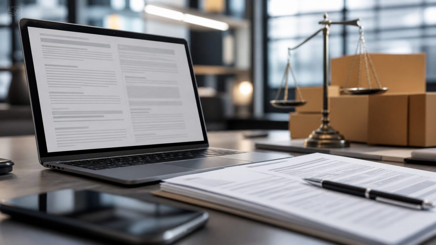 Imagem editorial para a matéria: Amazon atualiza termos para levar disputas de clientes à arbitragem individual