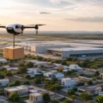 Imagem editorial para a matéria: Amazon diz que Prime Air chegará a quase 500 cidades até o fim de 2026