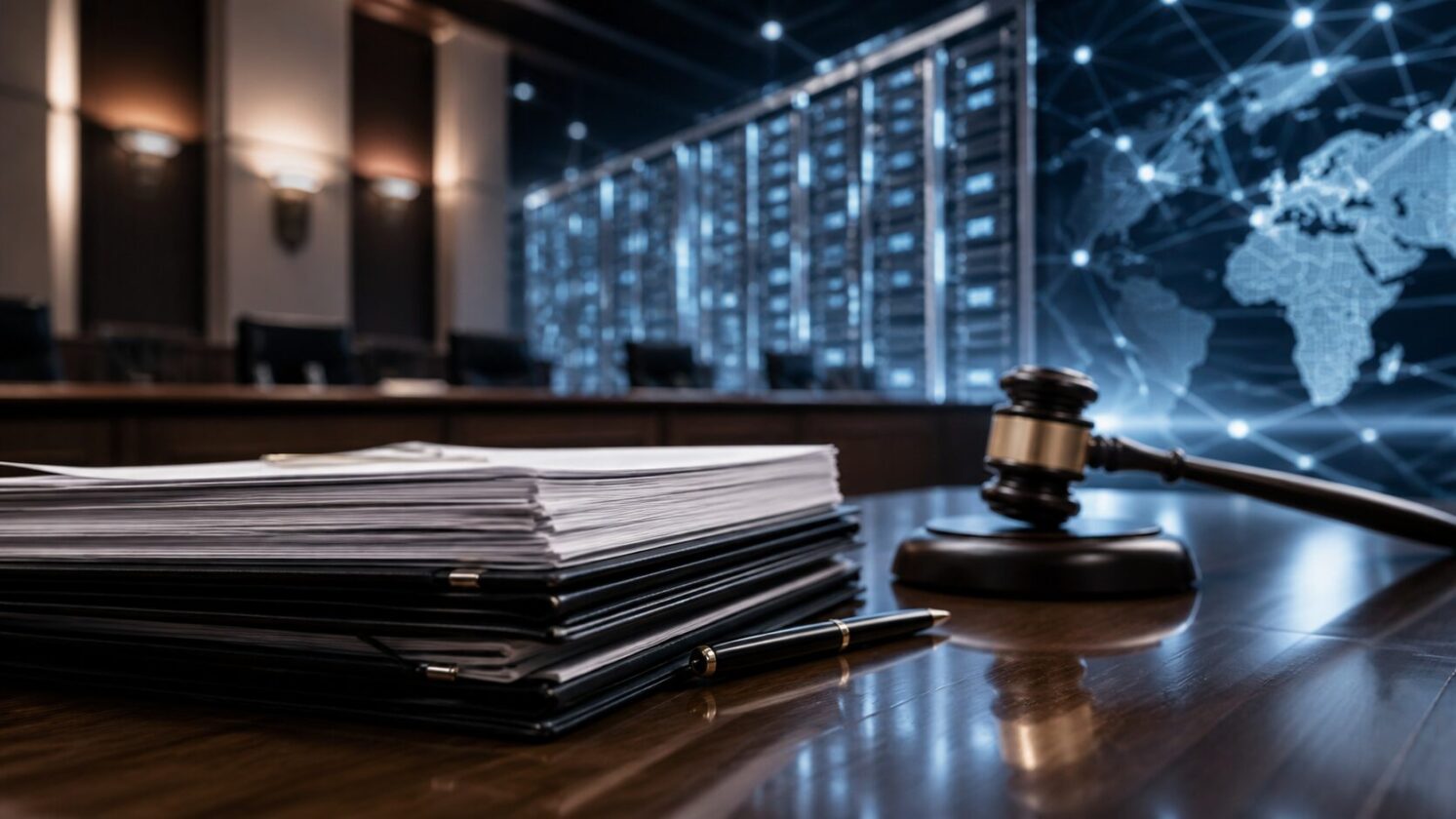 Imagem editorial para a matéria: Anthropic vence decisão judicial contra rótulo de risco na cadeia de suprimentos do Pentágono