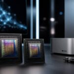 Imagem editorial para a matéria: Apple apresenta chips M6 e M5 Ultra com foco em desempenho e computação de IA