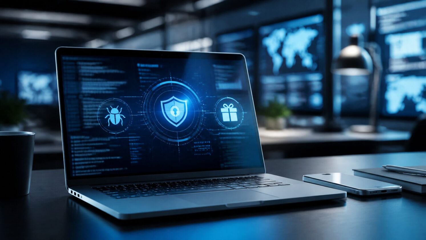 Imagem editorial para a matéria: Apple mantém página do Security Bounty sem detalhar limite para envios