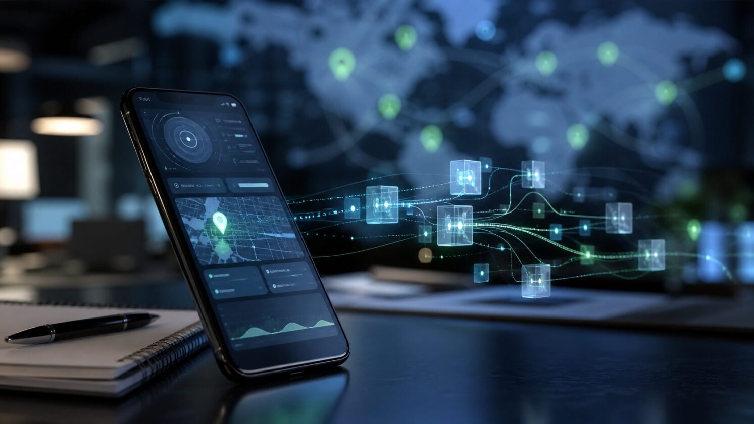 Imagem editorial para a matéria: Apps Android podem repassar localização a anunciantes sem desenvolvedor perceber, alerta EFF