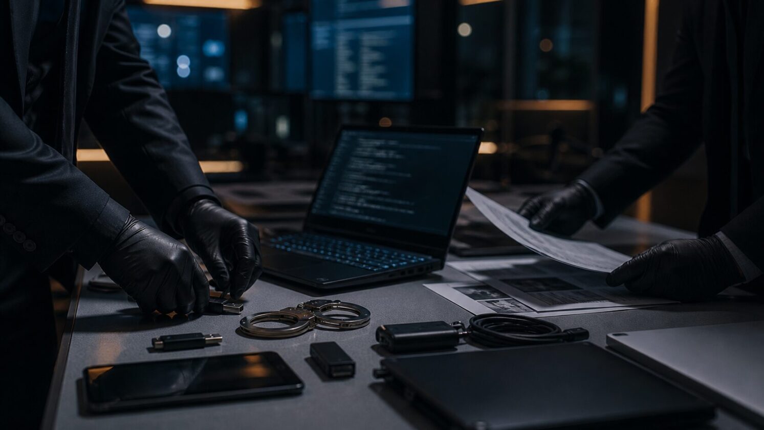 Imagem editorial para a matéria: Autoridades prendem dois supostos integrantes do grupo hacker TeamPCP, relata