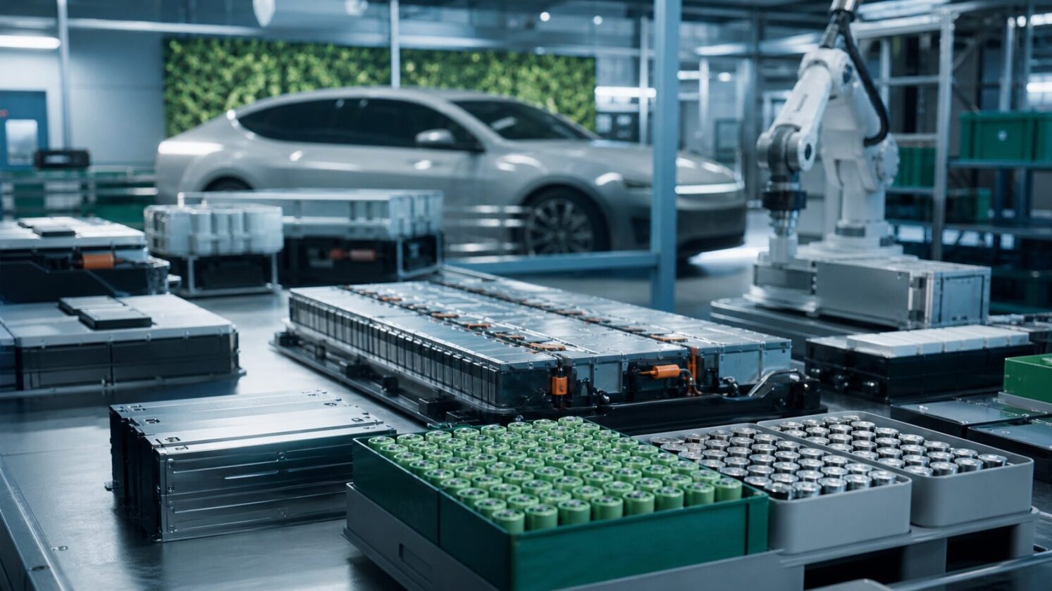 Imagem editorial para a matéria: Boom dos carros elétricos na China amplia desafio bilionário da reciclagem de baterias