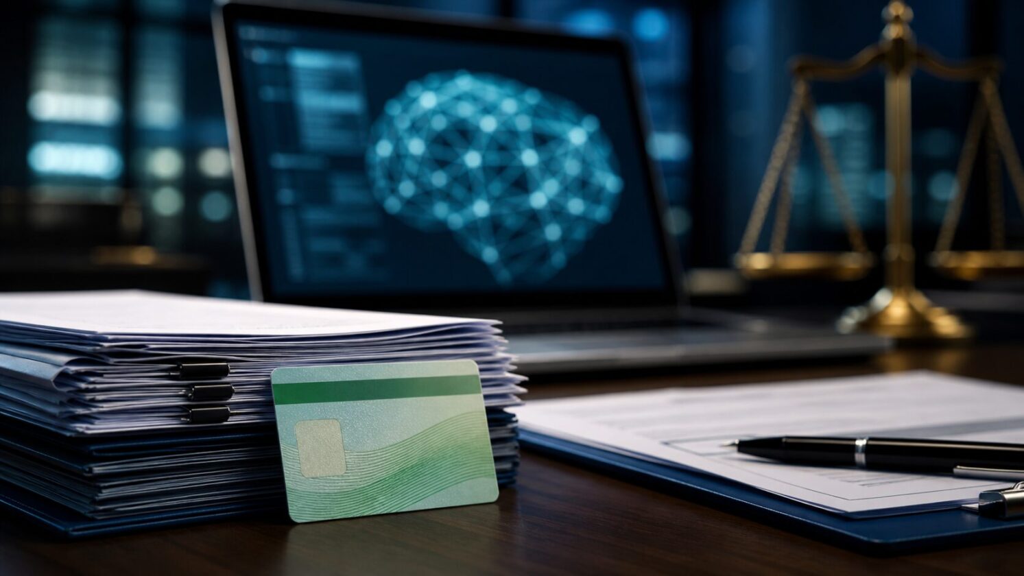 Imagem editorial para a matéria: Departamento de Justiça dos EUA passa a supervisionar patrocínios de green card da OpenAI