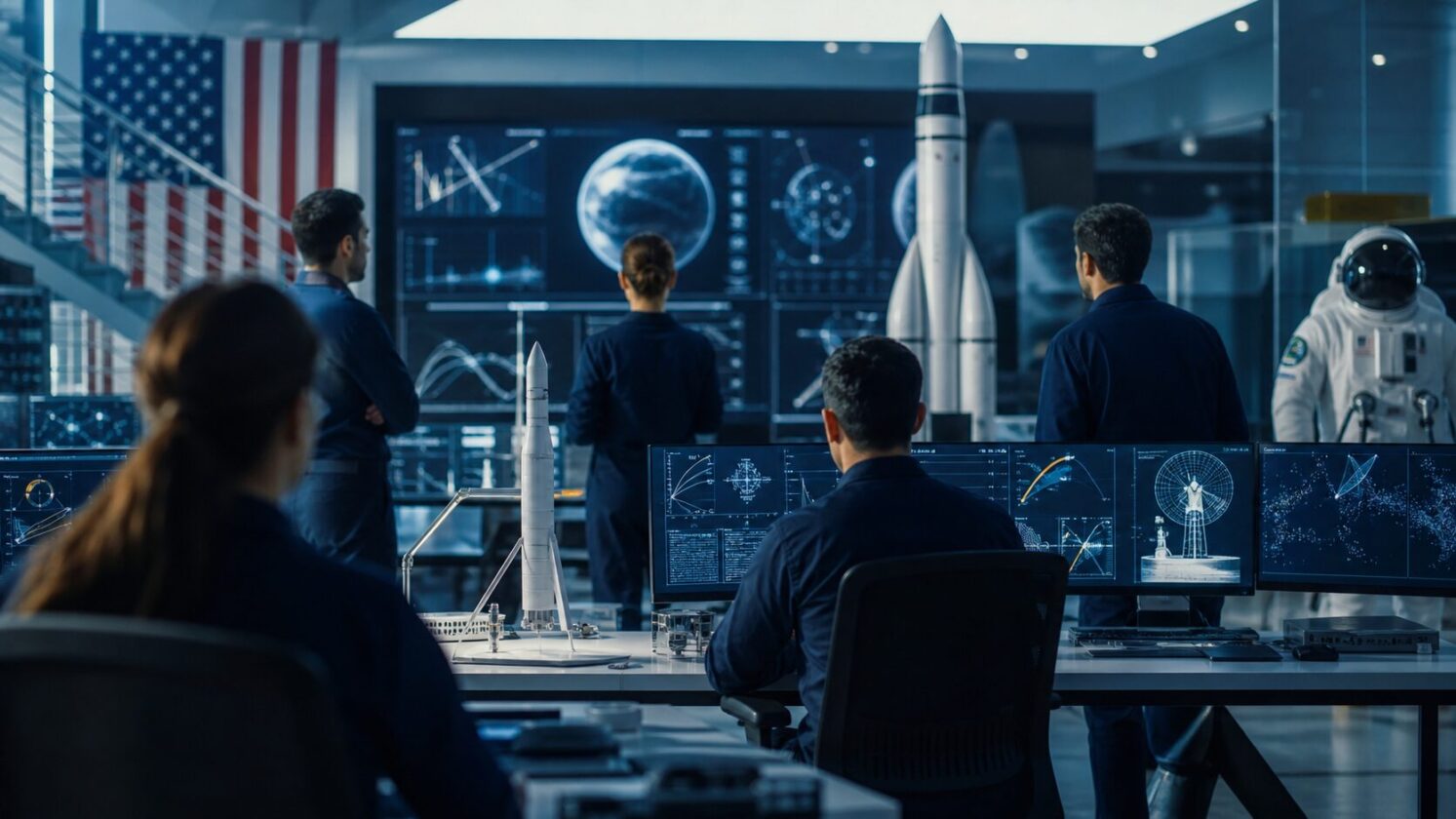 Imagem editorial para a matéria: EUA anunciam criação da U.S. Space Academy para formar força de trabalho espacial