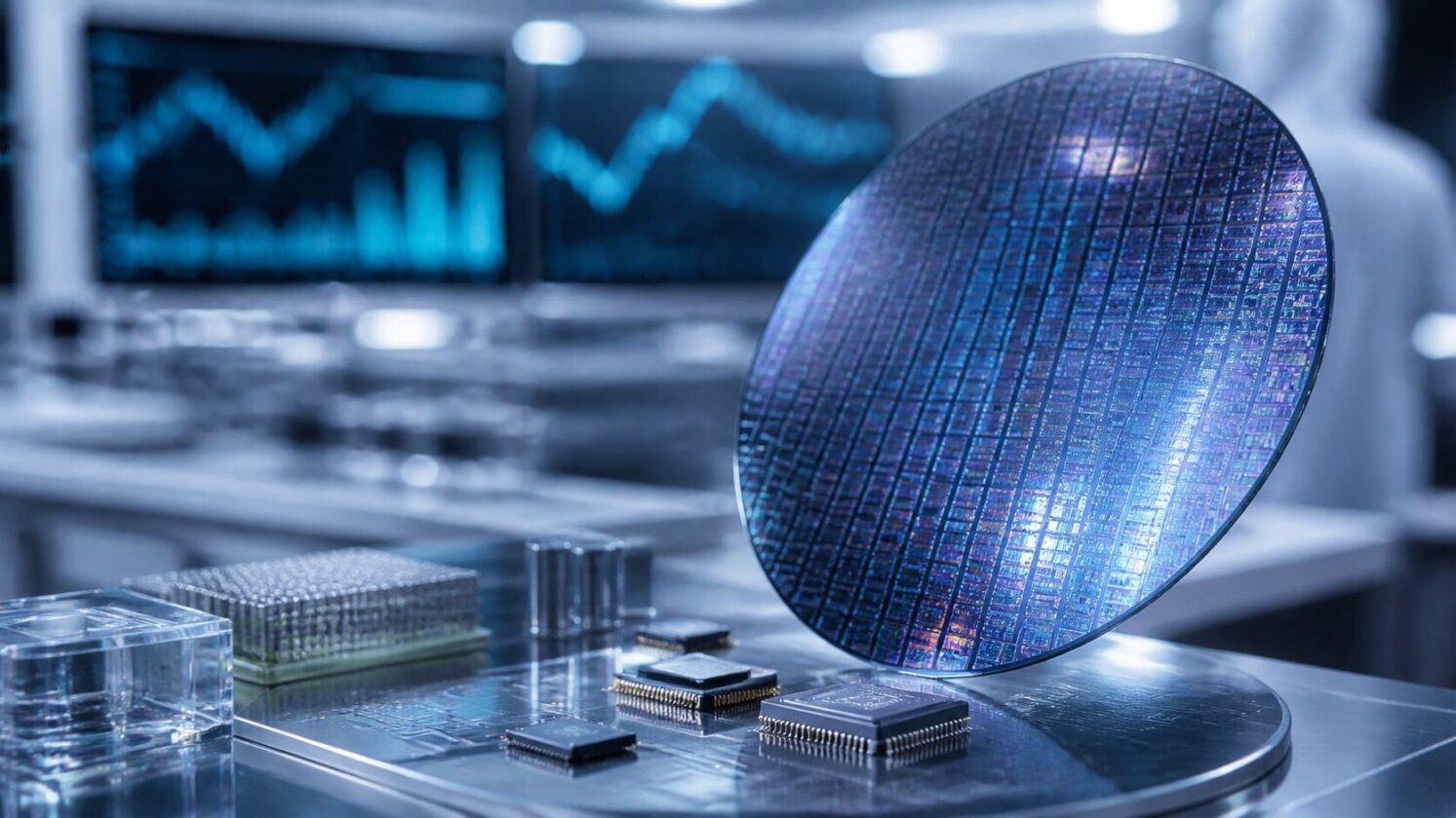 Imagem editorial para a matéria: Fundo de IA investe US$ 400 milhões na startup de chips Source Foundry